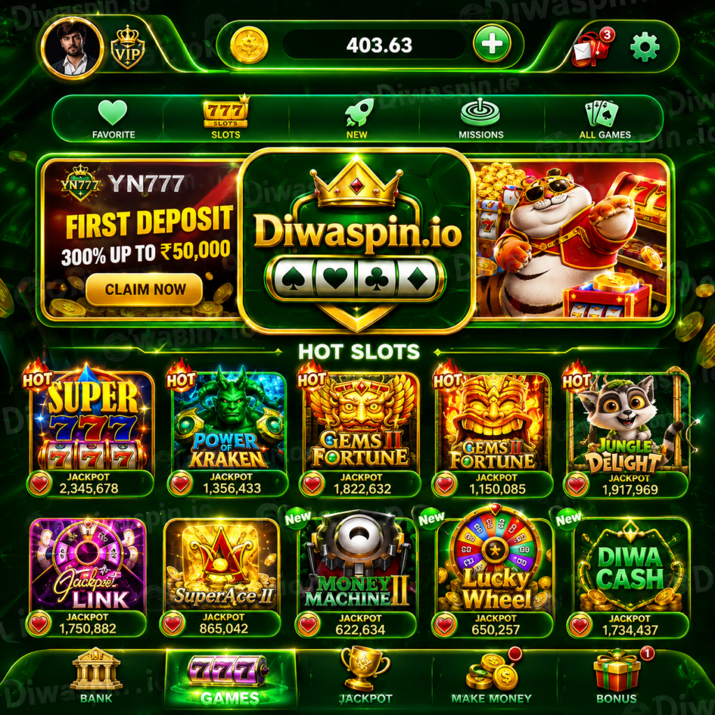 Diwa 777 Login Screen