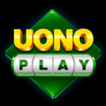 UONO Play official logo with gold text on a green background