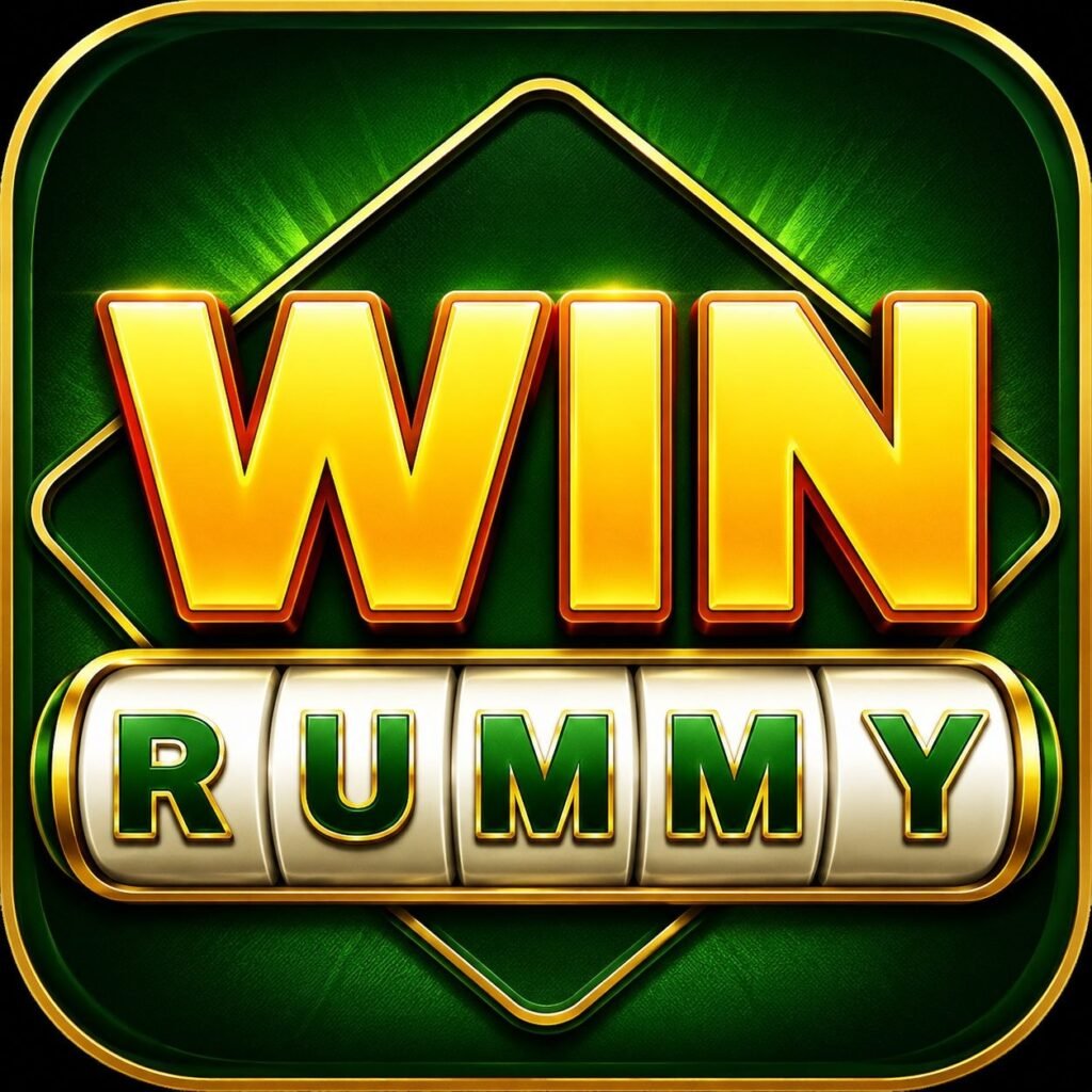 Win Rummy APK logo with green and gold design